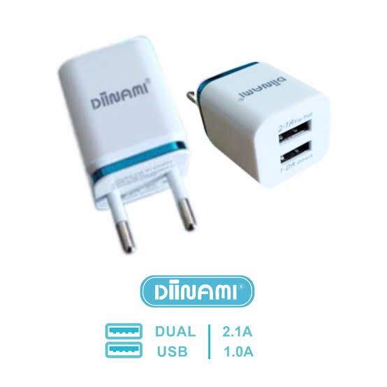 BATOK CHARGER DIINAMI G1 2 USB